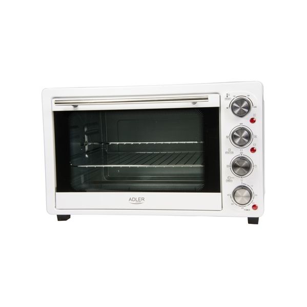 Mini Forno de Convecção 35L Torradeira Giratória, Aquecimento Superior e  Inferior Adler Branco 1500 AD6001