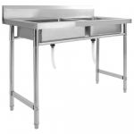 Lava Louça com Cuba Dupla Inox - 144291