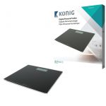 Konig Balança Digital Ultra Fina LCD Black - Máx 180Kg
