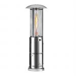 Blumfeldt Aquecedor De Terraços Goldflame DeluxeVidro Temperado Inox Prata - 36.000btu/11kw