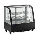 Royal Catering Vitrine Refrigerada 100 L - 3 Níveis Preta - RCCC-100-BT