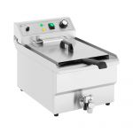 Royal Catering Fritadeira 13 L 3000 W Torneira Zona Fria - RCPSF 13ETH