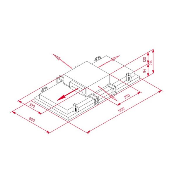 Exaustor Teka DHT 97670 TOS WH 90cm Classe A++