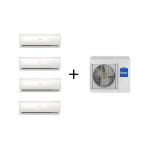 Haier Multi-Split 4X1 Gama Geos Plus R32 c/ WIFI (9000+9000+9000+12000 BTUS)