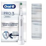 Oral-B Escova de Dentes Elétrica Pro 3 3500 Design ED Branco