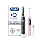 Oral-B Escova de Dentes Elétrica iO 6 Duo - Preto/Rosa
