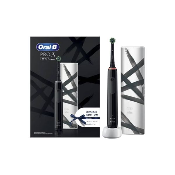 Escova Dentes Elétrica ORAL-B Pro 3 3500 Preta (1 Unidade)