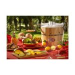 Ozaia Máquina de Gelados Elétrica Givreto 5.5L Madeira