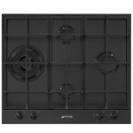 Placa Gás Smeg PX364LMB Gás Natural 72.5cm