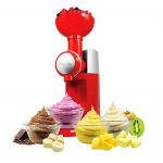 Swirlio Máquina de Gelados de Fruta Congelada Vermelho