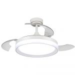 Ledme Ventilador de Teto Yeray LED Branco