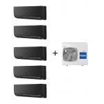 Haier Multi-split 5x1 Gama Flexis Black Plus R32 (9000+9000+9000+9000+18000 BTUS) C/ Wifi