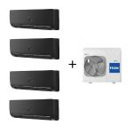 Haier Multi-split 4x1 Gama Flexis Black Plus R32 (9000+9000+9000+12000 BTUS) C/ Wifi