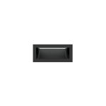 Kratki Grelha de Ventilação Preta Slim 9x20cm