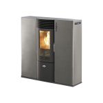 Salamandra Kalor Pellets Ar Ventilado e Canalizável Quadra 10C Cinza