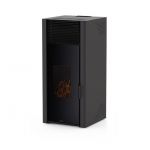 Salamandra Kalon Pellet Ar Ventilado 8kW Alysa Grigio Antracite