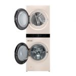 LG WT1210EEF WashTower 12/10Kg 1400RPM Classe C com Dupla Bomba de Calor