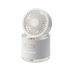 Aigostar Ventilador de Mesa com Névoa 2000mAh Branco