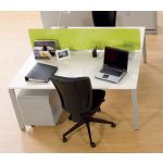 Conjunto 2 Postos de Trabalho Ergotimes 1800x1640x750mm - TIMESPOST2180