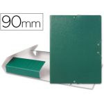 LiderPapel Pasta Projetos c/ Elásticos 9cm Verde - PJ96