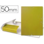 LiderPapel Pasta Projetos 5cm c/ Elásticos Yellow - PJ51