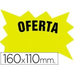 50 un. Etiquetas Marca-preços "Oferta" 160x110mm Neon Amarelo - M-7-AM