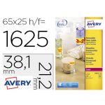 Avery Mini Etiquetas Adesivas Multiusos 38,1x21,2mm 25Fls - L7651Y-25