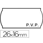 Meto Rolo Etiquetas Adesivas PVP Onduladas 26x16mm