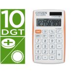 Calculadora Citizen de Bolso SLD-322RG White/Orange - 10 Digitos