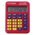 Calculadora Citizen de Bolso LC-110 Vermelho - 8 Dígitos