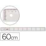 M+R Régua Plástico 60cm Transparente - RG07