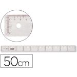 LiderPapel Régua Plástico 50cm Transparente - RG06