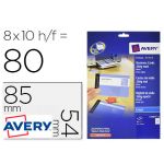 Avery 80 un. Cartões de Visita Imprimíveis InkJet 220g - C32015-10