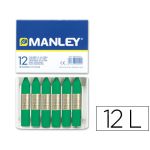 Manley Caixa 12 de Cera 21 Verde Natural - MNC04646/ N. 21