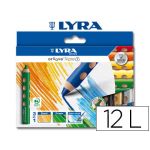 Lyra Lápis de Cor Groove Triple Mini 12 un.