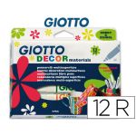 Giotto Marcadores Decor Materials 12 un. - 453400