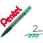 Pentel Marcador SMW26 Wet Erase Verde 12 unidades