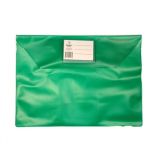 Envelope A4 PVC Translúcido c/ Visor Verde 10 Un.