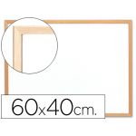 Q-Connect Quadro Branco Melamina 600x400mm Moldura Madeira - KF03570