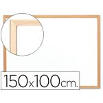 Q-Connect Quadro Branco Laminado 100x150cm Caixilho Madeira - KF03575
