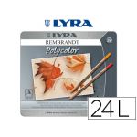 Lyra Lápis de Cor Rembrandt Polycolor Caixa Metálica 24 un. - 2001240