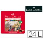 Faber-Castell Lápis de Cor Caixa Metálica 24 un. - 11 58 45