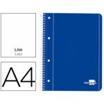 Liderpapel 5 Un. Caderno Espiral Capa Azul 80 FLS.A4 Liso - BE14