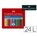 Faber-Castell Lápis de Cor Colour Grip Caixa Metálica 24 un. - 9112423
