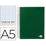 Liderpapel Caderno Espiral Paper Coat A5 Quadriculado Verde - BJ27