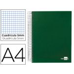 Liderpapel Caderno Espiral Paper Coat A4 Quadriculado Verde - BA36