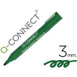 Q-connect 10 un. Marcadores Permanentes Ponta Redonda 3mm Green- KF01773