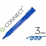 Q-connect 10 un. Marcadores Permanentes Ponta Redonda 3mm Azul - KF26046