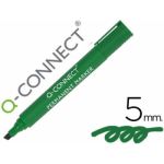 Q-connect Marcador Permanent Ponta Biselada 5mm Verde - KF01774
