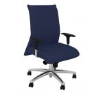 PYC Cadeira Executiva Albacete XL Tecido Azul Marinho